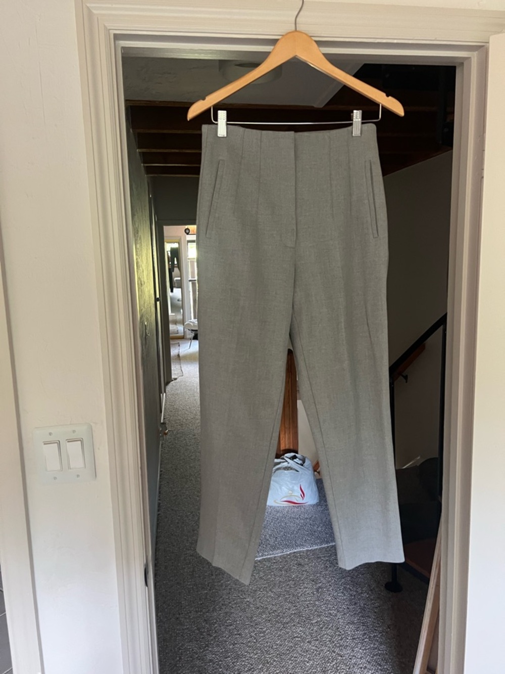 Zara Gray Tailored Trousers